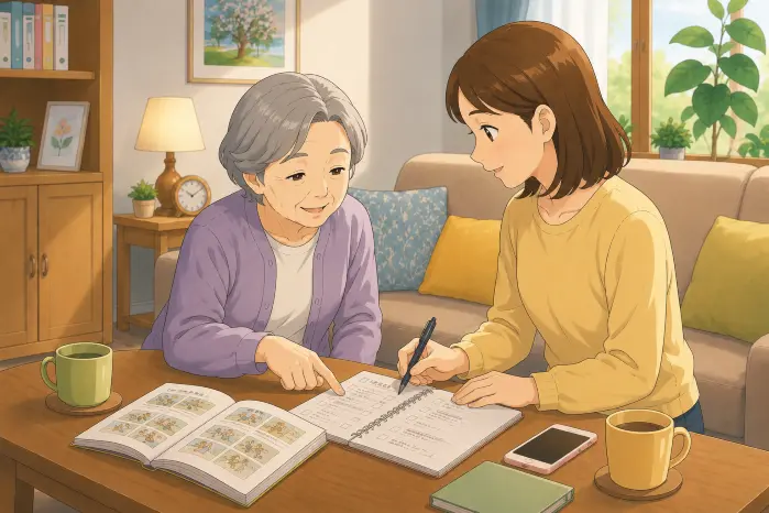 池田市で身元保証を考える際に、入院手続きや病院への対応、施設との面談など家族の対応範囲を確認する画像