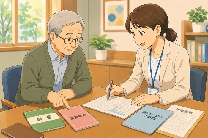 身寄りのない高齢者が日常生活自立支援事業で受けられる福祉サービスの利用援助や金銭管理、重要書類の保管支援について解説する画像